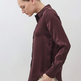 Washable Silk Button Down Top
