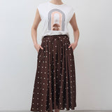 Silky Pull-On Maxi Skirt