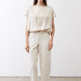 Almost A Tee Silk Blouse