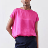 Almost A Tee Silk Blouse