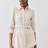 The Belted Linen Tunic