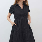 Breaking Free Long Poplin Dress