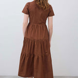 Breaking Free Long Poplin Dress