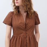 Breaking Free Long Poplin Dress