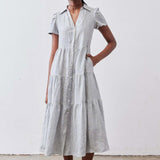 Breaking Free Long Linen Dress