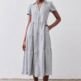 Breaking Free Long Linen Dress