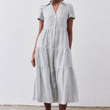 Breaking Free Long Linen Dress