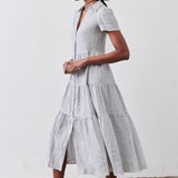 Breaking Free Long Linen Dress