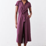 Comfort Zone Cropped Jumpsuit