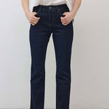 The Petite Crop Mid-Rise Straight Jeans