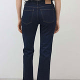 The Petite Crop Mid-Rise Straight Jeans