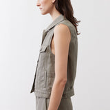 The Cropped Task Vest