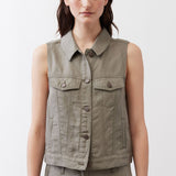 The Cropped Task Vest