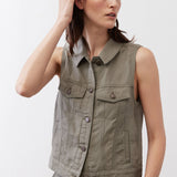 The Cropped Task Vest