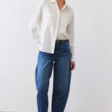 The Denim Wide-ish Pants