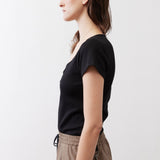 Dipped Square Neck Top