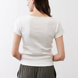 Dipped Square Neck Top