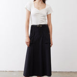 Dipped Square Neck Top