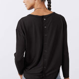 Essential Top With Buttons In The Back