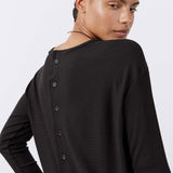 Essential Top With Buttons In The Back