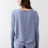 Essential Top With Buttons In The Back