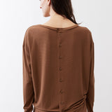 Essential Top With Buttons In The Back