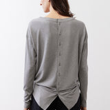 Essential Top With Buttons In The Back