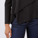Inner Glow Asymmetric Long Sleeve Top