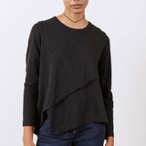 Inner Glow Asymmetric Long Sleeve Top