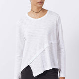 Inner Glow Asymmetric Long Sleeve Top