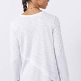 Inner Glow Asymmetric Long Sleeve Top