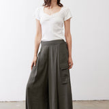 The Light Poplin Cargo Skirt Pants