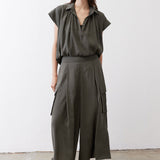 The Light Poplin Cargo Skirt Pants