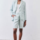 The Pleated Bermuda Shorts