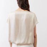 Almost A Tee Silk Blouse