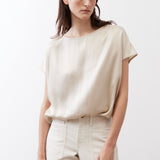 Almost A Tee Silk Blouse