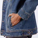 Long Line Denim Jacket