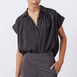 The Nonchalant Oversized Voile Blouse