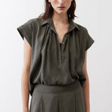 The Nonchalant Oversized Voile Blouse
