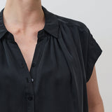 The Nonchalant Oversized Silk Blouse
