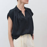 The Nonchalant Oversized Silk Blouse