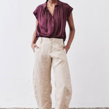 The Nonchalant Oversized Silk Blouse