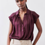The Nonchalant Oversized Silk Blouse