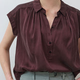 The Nonchalant Oversized Silk Blouse