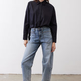 Non-Iron Refine Oversized Tunic
