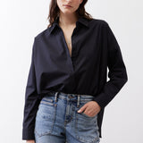 Non-Iron Refine Oversized Tunic