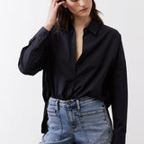 Non-Iron Refine Oversized Tunic