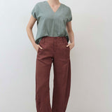The Nuanced V-Neck Silk Linen Top