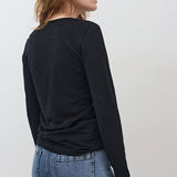 Out from Under Lace Trim Long Sleeve
