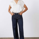 The Petite Palazzo Jeans
